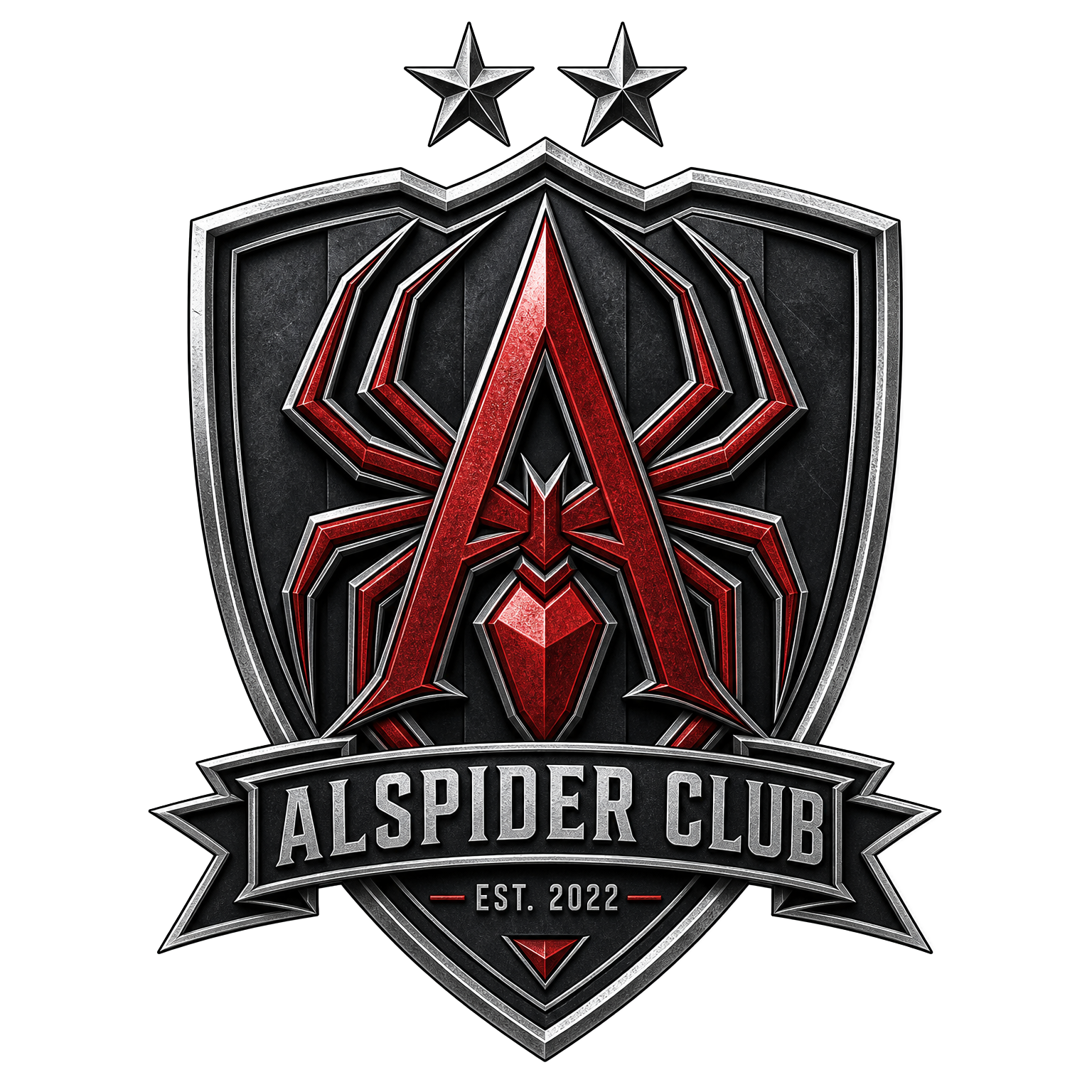 Estampa Crest da Alspider Club