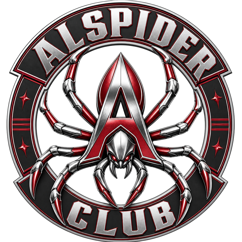 Estampa Emblema da Alspider Club em PNG transparente